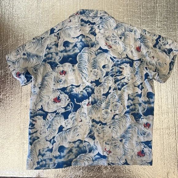Naked & Famous Linen Shirt. Men’s Large - Picture 2 of 2